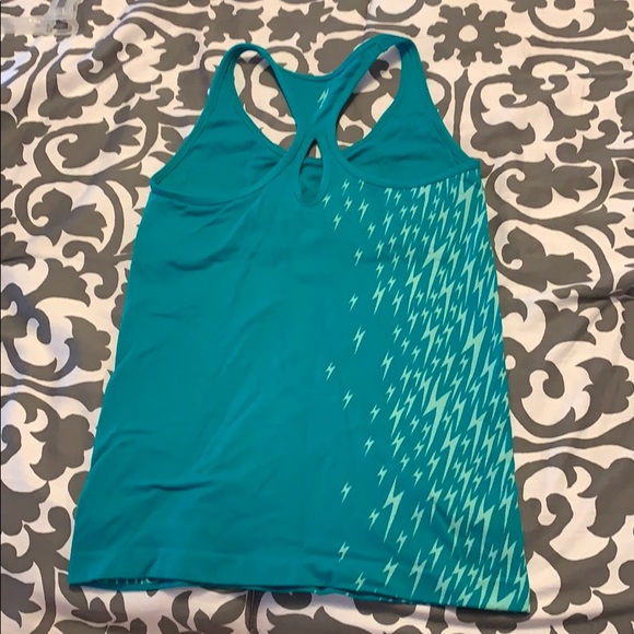 Teal workout racerback top - Picture 2 of 2